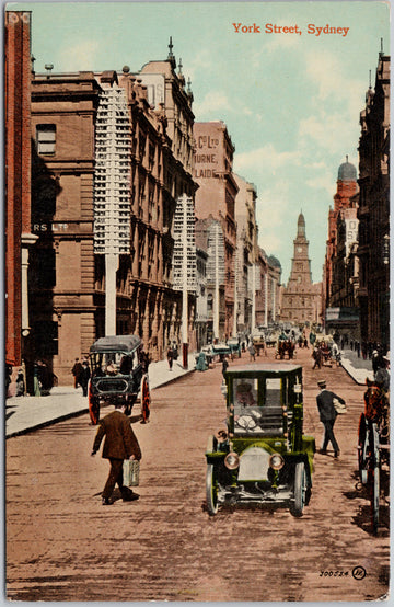 York Street Sydney Australia Postcard 