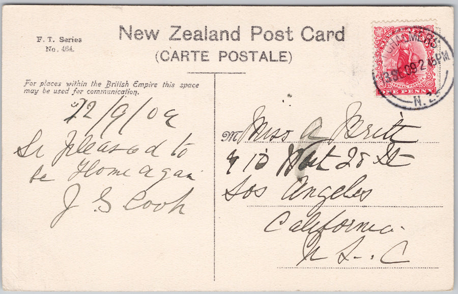 A Haka For A Penny Rotorua New Zealand Maori Children Indigenous 464 FT Series NZ 1909 Postcard SP19