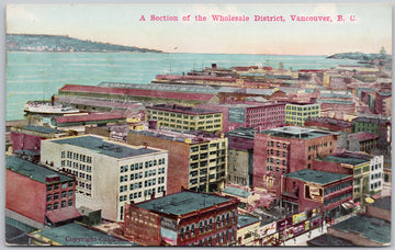 Wholesale District Vancouver British Columbia Postcard 