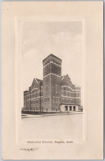 Methodist Church Regina SK Postcard