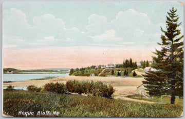 Roque Bluff Maine Postcard 