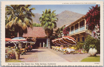 The Desert Inn Palm Springs CA Postcard