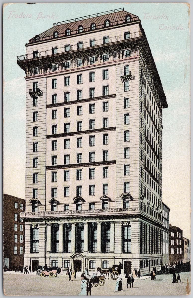 Traders Bank Toronto Ontario Postcard 