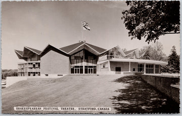 Shakespearean Festival Theatre Exterior Stratford Ontario Postcard 