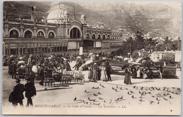 Monte-Carlo Le Cafe de Paris LL Postcard