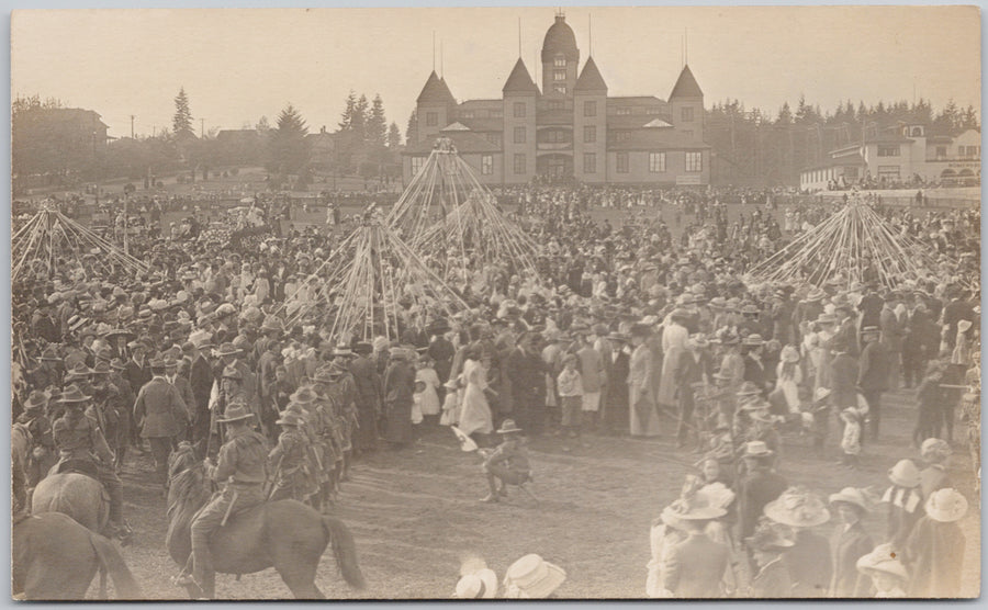 May Day Celebrations New Westminster BC Postcard 