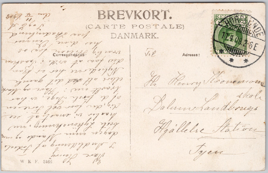 Nakskov Denmark Skoufogedhuset ued Annede Sko Shoe Commissioners Office ? Postcard SP19