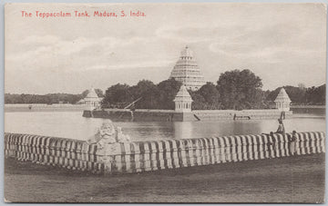 Madura India The Teppacolam Tank Teppakulam Postcard