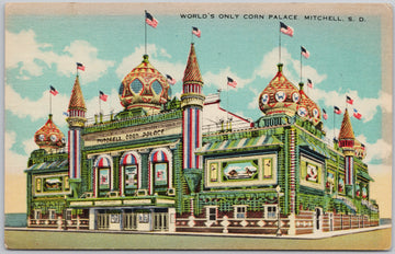 Mitchell SD World's Only Corn Palace  Postcard 