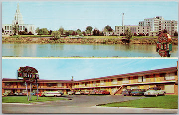 Driftwood Motel Idaho Falls Postcard