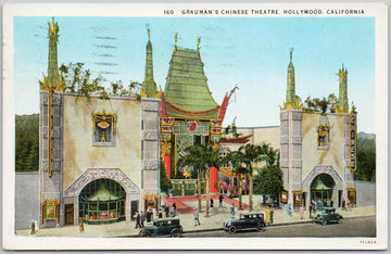 Grauman's Chinese Theatre Hollywood CA Postcard