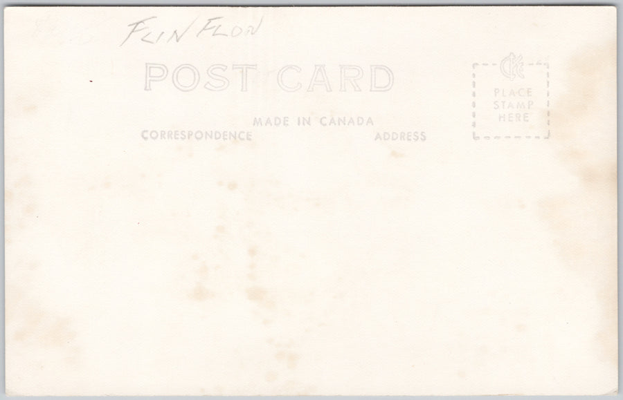 Ross Lake Flin Flon Manitoba MB Reflections RPPC Postcard SP19