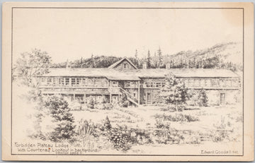 Edward Goodall Forbidden Plateau Lodge Courtenay area Vancouver Island BC Postcard SP19