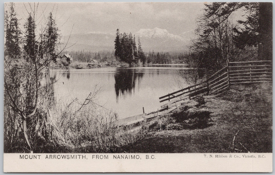 Mount Arrowsmith from Nanaimo Vancouver Island BC Hibben Postcard