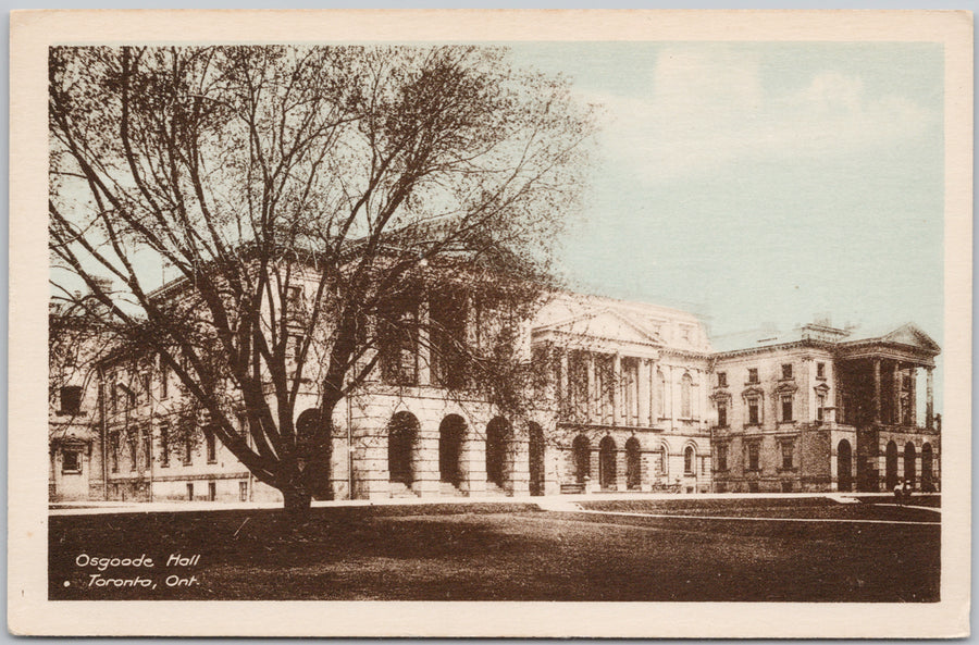 Osgoode Hall Toronto Ontario Postcard 