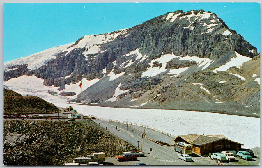 Columbia Icefield Jasper National Park Alberta Terminal Offices Athabasca Glacier AB Canada Postcard 