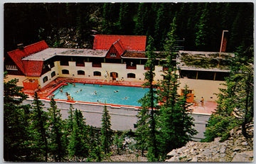 Miette Hot Springs Jasper Alberta AB Mineral Waters Natural Springs Postcard