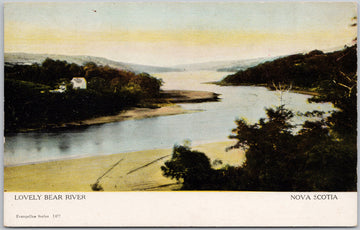 Lovely Bear River Nova Scotia NS Canada Unused Postcard 