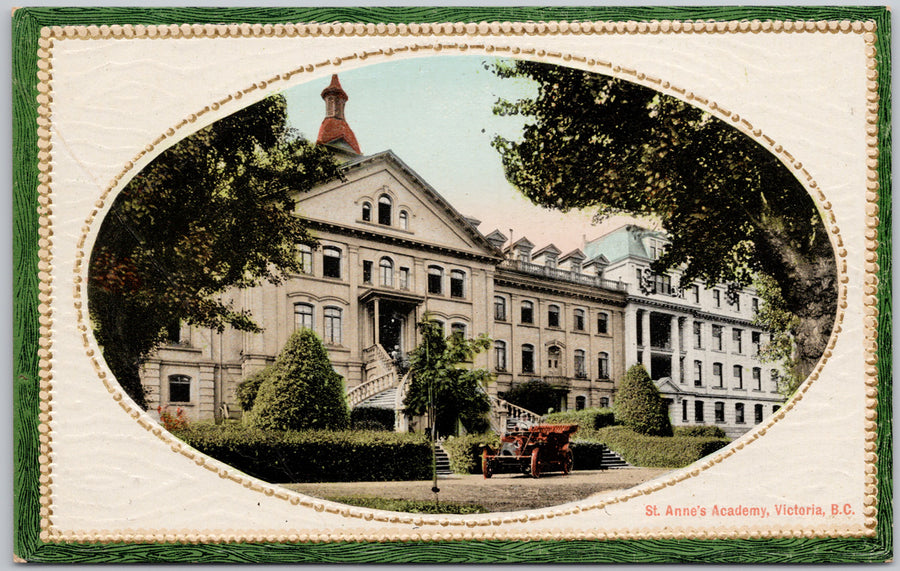 St. Anne's Academy Victoria BC Postcard 