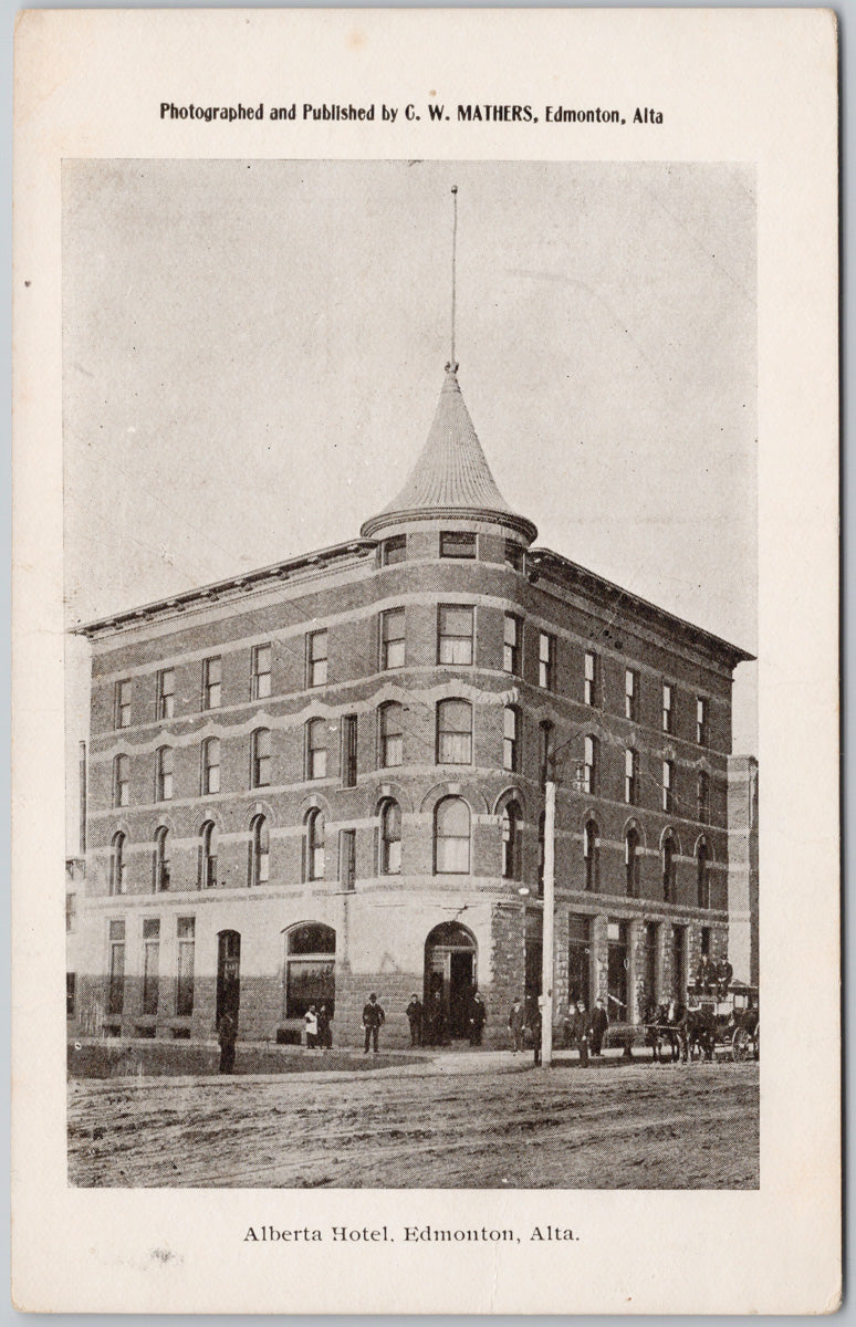 Alberta Hotel Edmonton Postcard 