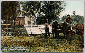 Strathcona Alberta Life on a Homestead Edmonton AB Postcard