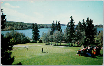 Clear Lake Manitoba MB 9th Hole Golf Course Riding Mountain National Park Canada Postcard 