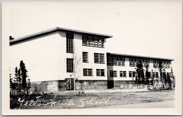 Yellowknife School NWT Northwest Territories Postcard 