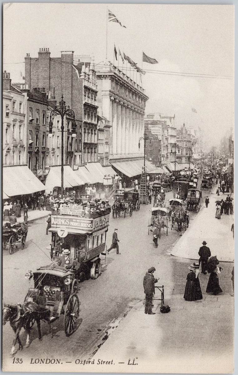 Oxford Street London England Postcard 