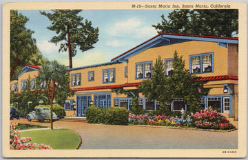 Santa Maria Inn Santa Maria California  Postcard 