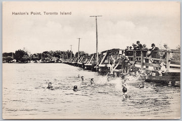 Hanlon's Point Toronto Island Ontario ON Canada Postcard 