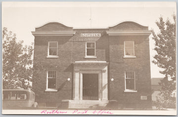 Post Office Rosthern Saskatchewan SK Sask Canada RPPC Postcard