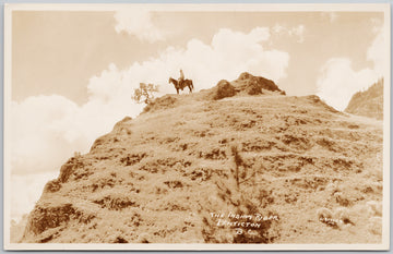 Penticton BC The Indian Rider Postcard 