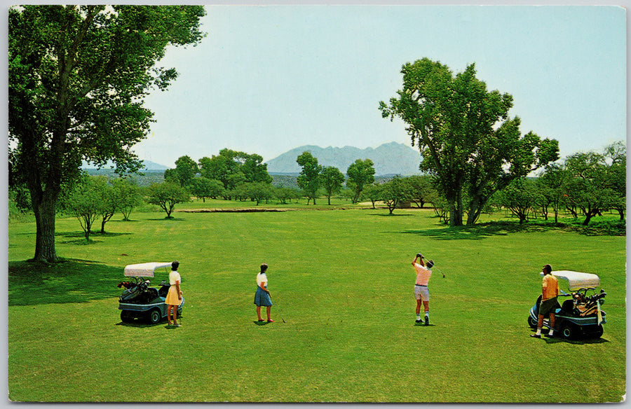 Tubac Valley Country Club Tubac Arizona 1970 McCoy AF Base Cancel Postcard