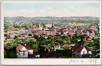 Chattanooga and Missionary Ridge TN Tennessee 1909 Detroit Publishing Co Postcard SP21 *as is