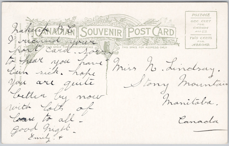 Nakusp BC Church of England British Columbia Canada Postcard SP21