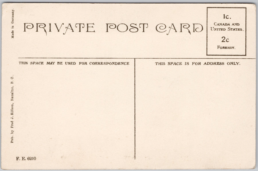 Post Office Nanaimo BC Vancouver Island British Columbia Ellison Postcard SP21