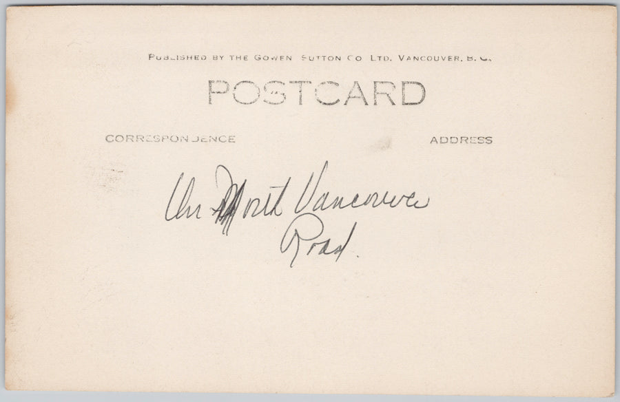 Capilano BC Le Foyer a la Maison de Napoleon St. Pierre North Vancouver Canada 1920s RPPC Postcard SP21