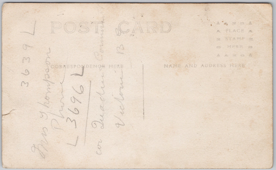 Vancouver Island Interurban Railway Line Opening Day 1913 Scarce RPPC Postcard SP21 *as is