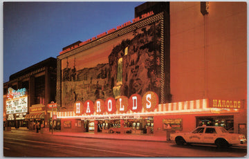 Harold's Club Reno NV Pioneer Mural Nevada USA Postcard 