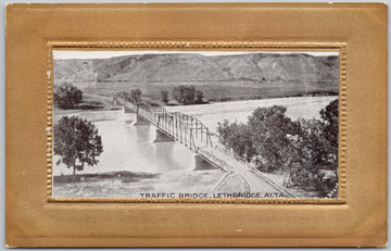 Traffic Bridge Lethbridge Alberta AB Canada Unused Pugh Postcard 