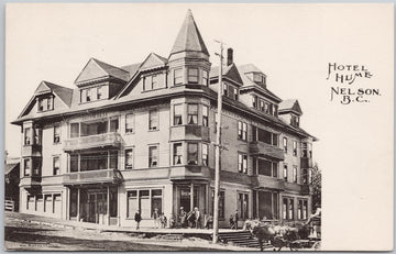 Hotel Hume Nelson BC Haunted British Columbia Postcard 