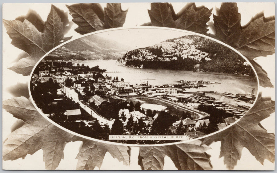 Nelson BC from Hospital Bluff Postcard 