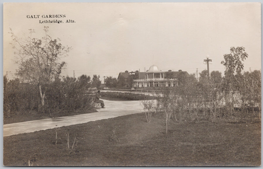 Galt Gardens Lethbridge Alberta Postcard 