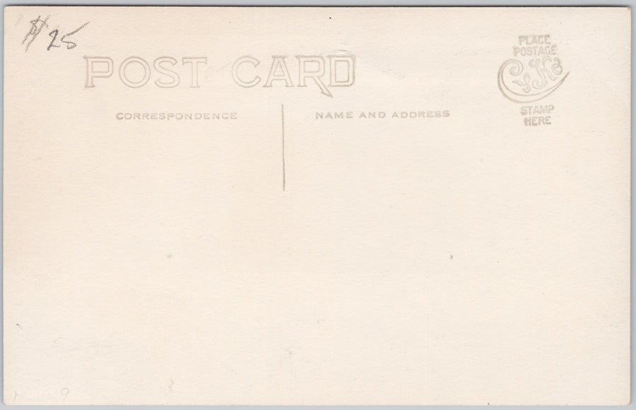 Galt Gardens Lethbridge Alberta AB Person Sitting Unused RPPC Postcard SP21