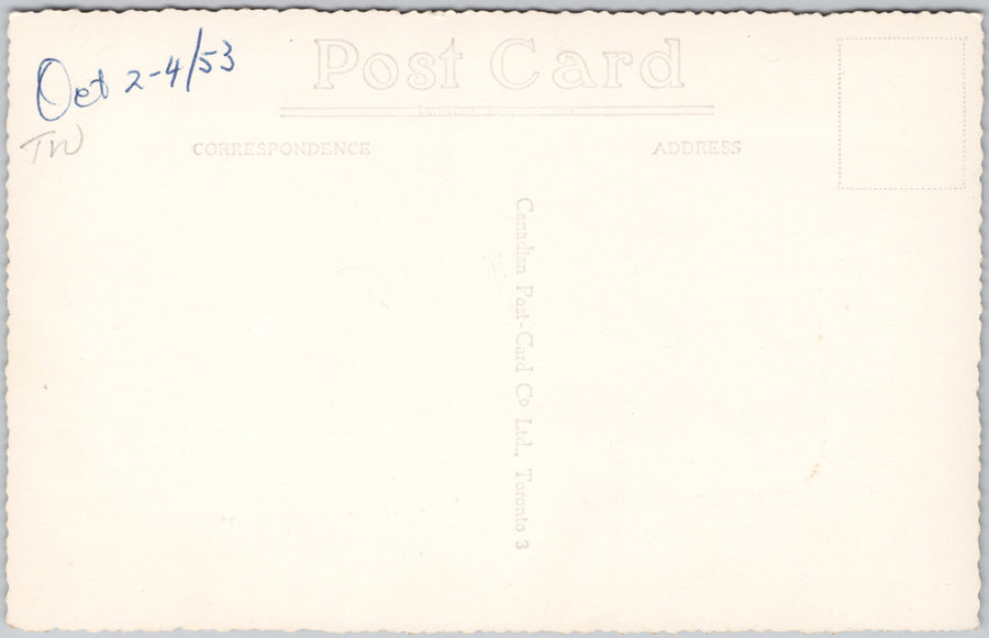 Elk Falls Paper Mill Campbell River BC Vancouver Island Canada Baldwin RPPC Postcard SP21
