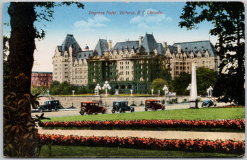 Empress Hotel Victoria BC British Columbia Postcard 
