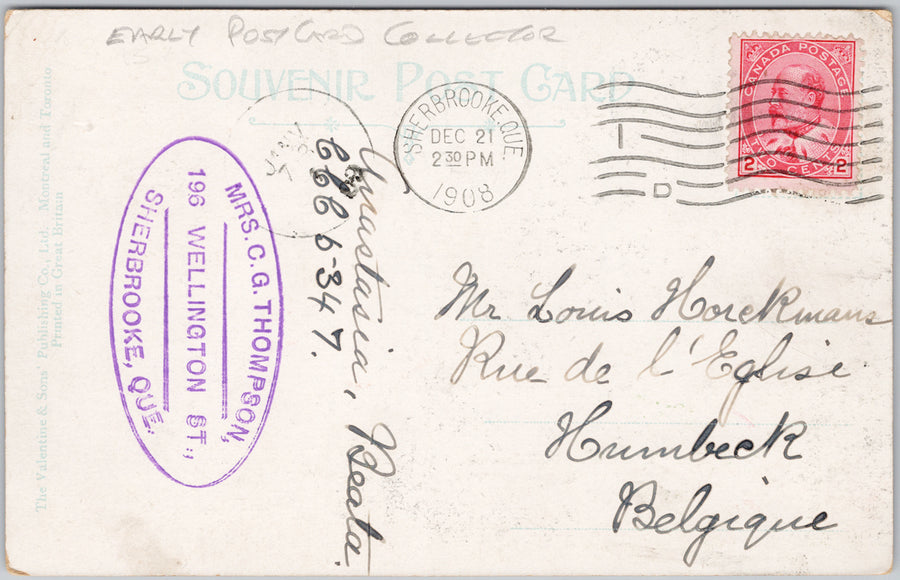 The Bowling Green Westmount Montreal Quebec Lawn Bowling QC (from Mrs CG Thompson Postcard Collector) Postcard SP21