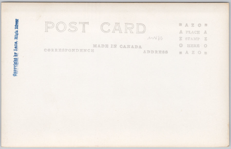Turner Valley Gas Plant Turner Valley Alberta near Calgary Lane RPPC Postcard SP21