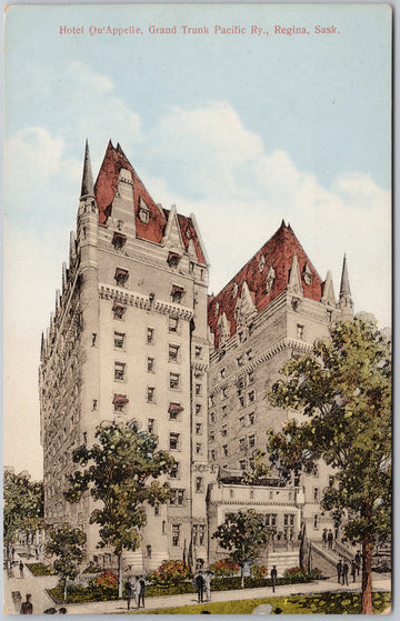 Hotel Qu'Appelle Regina Saskatchewan  Postcard 