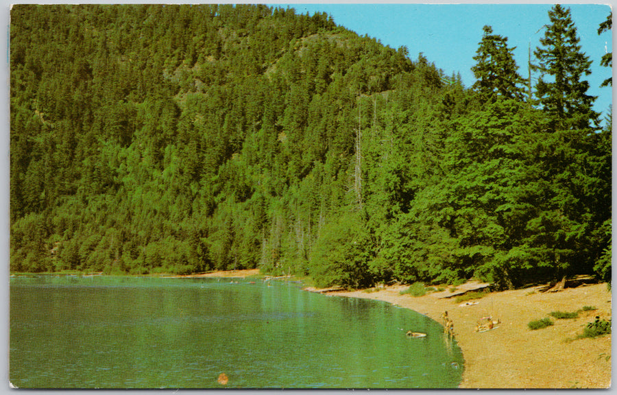 Cameron Lake near Port Alberni BC Vancouver Island British Columbia Postcard